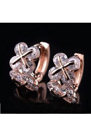 Fashion Personality High Grade Zircon Earrings