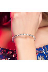 Elegant Alloy With Rhinestone Wedding Bridal Bracelet