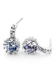 Stud Earrings Couples'/Kid's/Women's Cubic Zirconia Earring Cubic Zirconia