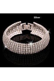 Lovely Alloy with Crystal Bracelet More Colors