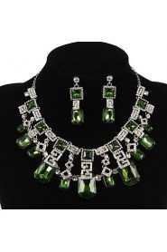 Jewelry Set Women's Anniversary / Wedding / Engagement / Birthday / Gift / Party / Special Occasion Jewelry Sets Alloy Rhinestone