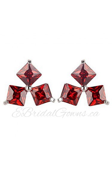 Stud Earrings Couples'/Kid's/Women's Cubic Zirconia Earring Cubic Zirconia