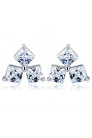 Stud Earrings Couples'/Kid's/Women's Cubic Zirconia Earring Cubic Zirconia