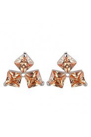 Stud Earrings Couples'/Kid's/Women's Cubic Zirconia Earring Cubic Zirconia