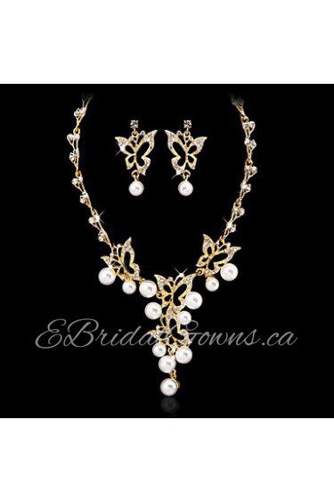 Jewelry Set Women's Anniversary / Engagement / Birthday / Gift / Party / Daily / Special Occasion Jewelry Sets AlloyImitation Pearl /