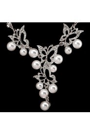 Jewelry Set Women's Anniversary / Engagement / Birthday / Gift / Party / Daily / Special Occasion Jewelry Sets AlloyImitation Pearl /