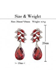 Drop Earrings Couples'/Kid's/Women's Cubic Zirconia Earring Cubic Zirconia