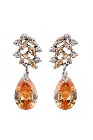 Drop Earrings Couples'/Kid's/Women's Cubic Zirconia Earring Cubic Zirconia