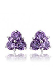 Stud Earrings Couples'/Kid's/Women's Cubic Zirconia Earring Cubic Zirconia