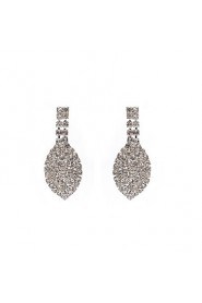 Shining Czech Rhinestones Alloy Plated Wedding Bridal Jewelry Set,Including Necklace And Earrings