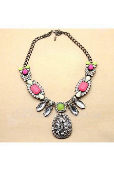 Fashion Alloy With Rhinestone Womem's Necklaces