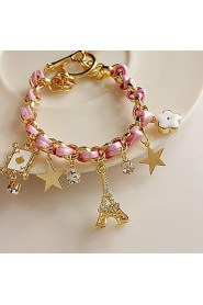 Women's Charm Bracelet Alloy Rhinestone