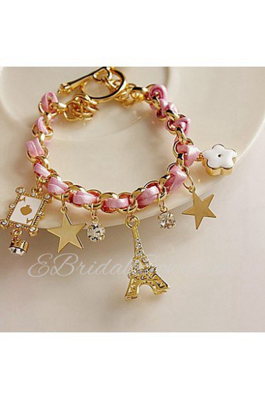 Women's Charm Bracelet Alloy Rhinestone