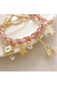 Women's Charm Bracelet Alloy Rhinestone