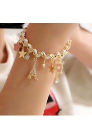 Women's Charm Bracelet Alloy Rhinestone