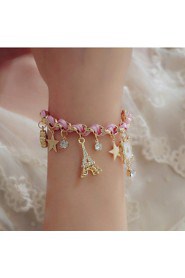 Women's Charm Bracelet Alloy Rhinestone