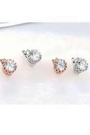 Hoop Earrings Women's Alloy Earring Crystal