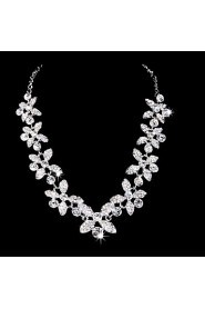 Jewelry Set Women's Anniversary / Wedding / Engagement / Birthday / Gift / Party / Special Occasion Jewelry Sets AlloyRhinestone / Cubic