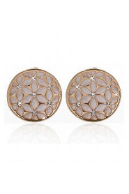 Elegant Alloy With Rhinestone Women's Earrings