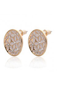 Elegant Alloy With Rhinestone Women's Earrings