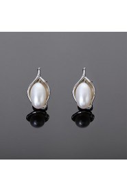 Stud Earrings Women's Alloy Earring Imitation Pearl