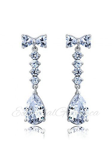 Drop Earrings Women's Alloy Earring Cubic Zirconia