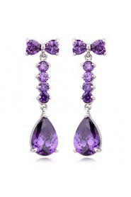 Drop Earrings Women's Alloy Earring Cubic Zirconia