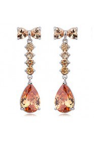 Drop Earrings Women's Alloy Earring Cubic Zirconia