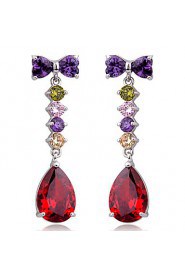 Drop Earrings Women's Alloy Earring Cubic Zirconia