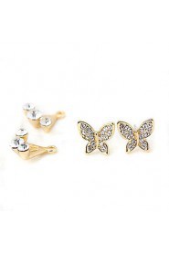 Stud Earrings Women's Alloy Earring Rhinestone