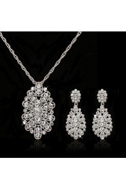 Jewelry Set Women's Anniversary / Wedding / Engagement / Birthday / Gift / Party / Special Occasion Jewelry Sets Alloy Rhinestone