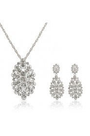 Jewelry Set Women's Anniversary / Wedding / Engagement / Birthday / Gift / Party / Special Occasion Jewelry Sets Alloy Rhinestone