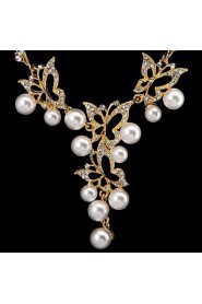 Jewelry Set Women's Anniversary / Wedding / Engagement / Birthday / Gift / Party / Special Occasion Jewelry Sets AlloyImitation Pearl /