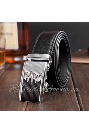 Men Waist Belt/ Wide Belt,Vintage/ Party/ Work/ Casual Alloy/ Leather All Seasons