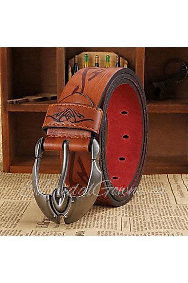 Men Waist Belt,Work/ Casual Leather All Seasons