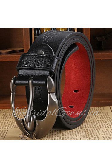 Men Buckle,Work/ Casual Alloy/ Leather All Seasons