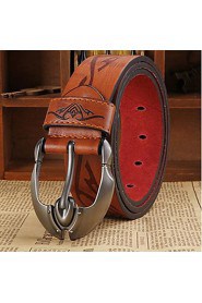 Men Buckle,Work/ Casual Alloy/ Leather All Seasons