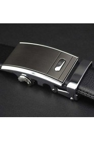 Men's Fashion Automatic Buckle Leather Belt