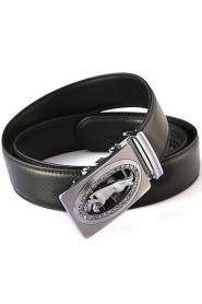 Men Calfskin Waist Belt,Vintage/ Cute/ Party/ Work/ Casual Alloy/ Leather PZD4025K03