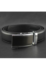 Men's Automatic Buckle Genuine Leather Belt