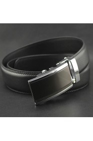 Men's Automatic Buckle Genuine Leather Belt