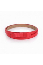 Women Skinny Belt/ Waist Belt,Cute/ Casual Alloy/ Leather All Seasons