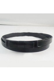 Women Skinny Belt/ Waist Belt,Cute/ Casual Alloy/ Leather All Seasons