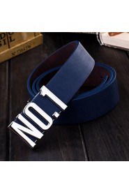 Men Waist Belt/ Wide Belt,Vintage/ Party/ Work/ Casual Alloy/ Leather All Seasons