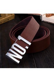 Men Waist Belt/ Wide Belt,Vintage/ Party/ Work/ Casual Alloy/ Leather All Seasons