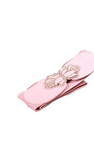 Women Leather Flowers Wide Belt,Vintage/ Cute/ Party/ Casual Alloy