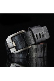 Men Faux Leather Waist Belt,Vintage/ Work Alloy All Seasons