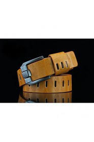 Men Faux Leather Waist Belt,Vintage/ Work Alloy All Seasons