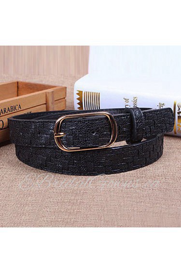 Women Leather Snakeskin Grain Wide Belt,Vintage/ Cute/ Party/ Casual Alloy