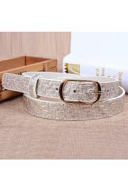 Women Leather Snakeskin Grain Wide Belt,Vintage/ Cute/ Party/ Casual Alloy